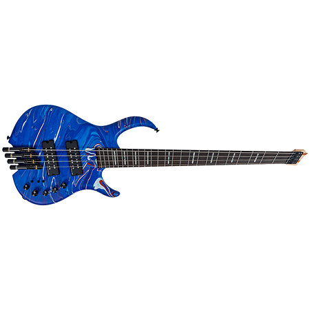 Marcus Miller M6 Headless 4 cordes Blue Swirl