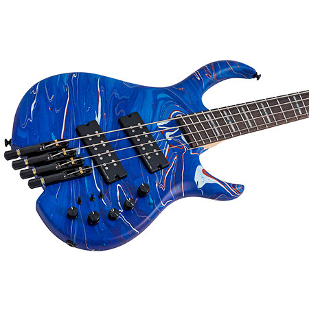 M6 Headless 4 cordes Blue Swirl Marcus Miller