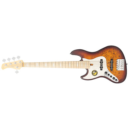 Marcus Miller V7 Ash Reissue 5 Cordes LH Tobacco Sunburst Satin