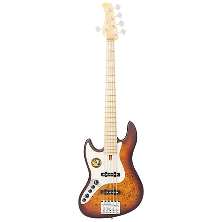 V7 Ash Reissue 5 Cordes LH Tobacco Sunburst Satin Marcus Miller