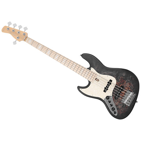 Marcus Miller V7 Ash Reissue 5 Cordes LH Transparent Black Satin
