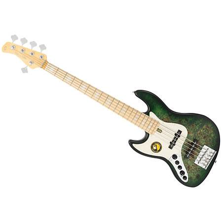 Marcus Miller V7 Ash Reissue 5 Cordes LH Transparent Green Satin