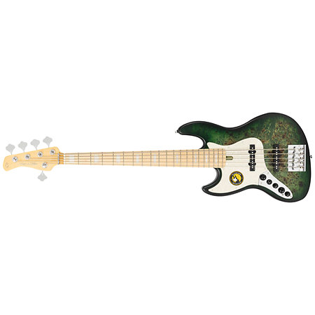 Marcus Miller V7 Ash Reissue 5 Cordes LH Transparent Green Satin