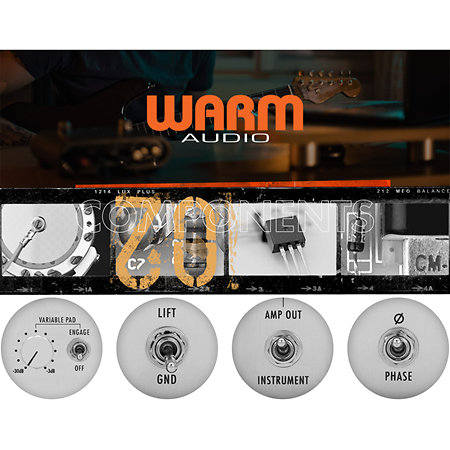 WA-DI-A2 Active Stereo DI Box Warm Audio