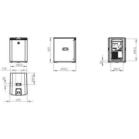 LD SYSTEMS Maui 28G3 Sub White