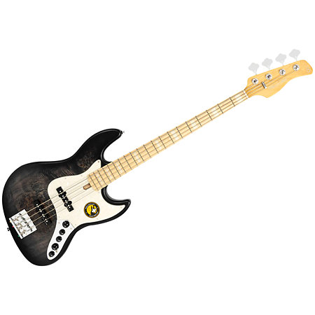 Marcus Miller V7 Ash Reissue 4 Cordes Transparent Black Satin