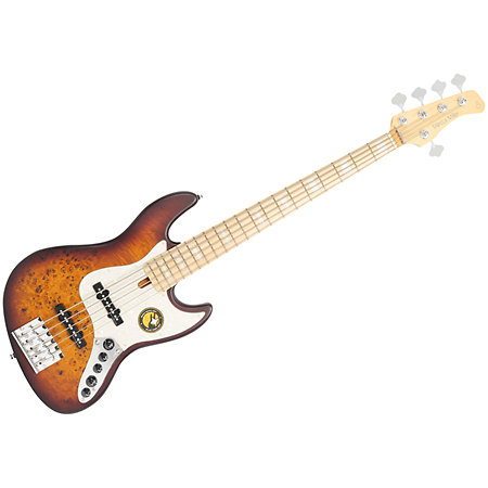 Marcus Miller V7 Ash Reissue 5 Cordes Tobacco Sunburst Satin