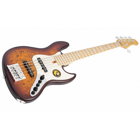 V7 Ash Reissue 5 Cordes Tobacco Sunburst Satin Marcus Miller