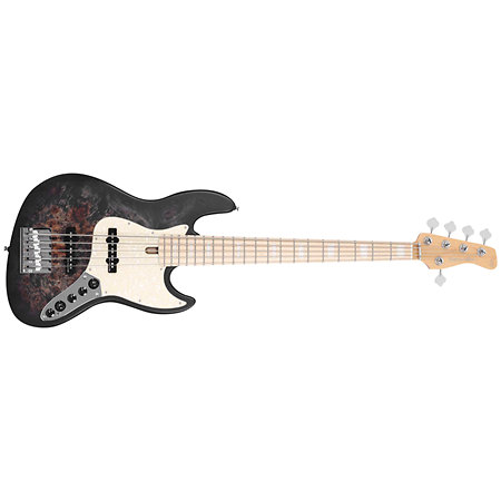 Marcus Miller V7 Ash Reissue 5 Cordes Transparent Black Satin