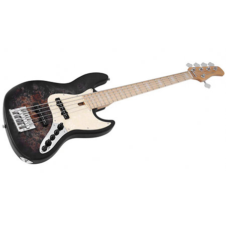 V7 Ash Reissue 5 Cordes Transparent Black Satin Marcus Miller