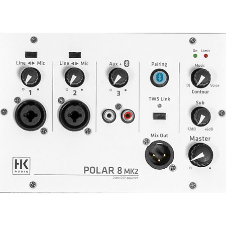 Polar 8 MK2 White HK Audio