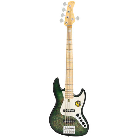 V7 Ash Reissue 5 Cordes Transparent Green Satin Marcus Miller