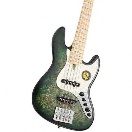 V7 Ash Reissue 5 Cordes Transparent Green Satin Marcus Miller