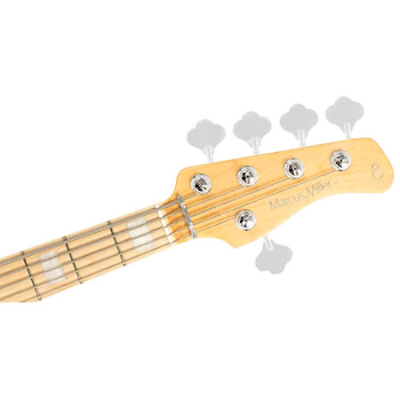 V7 Ash Reissue 5 Cordes Transparent Green Satin Marcus Miller