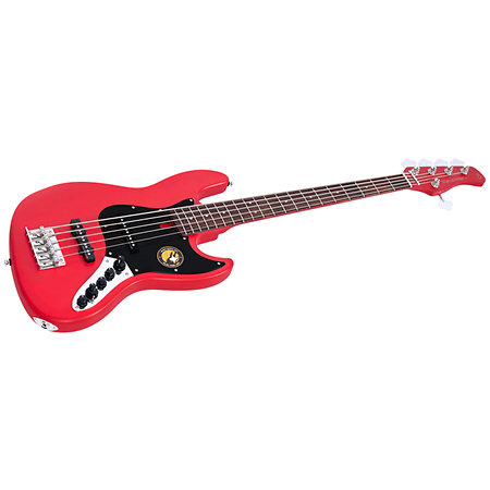 V3 2nd Generation 5 Cordes Red Satin Marcus Miller