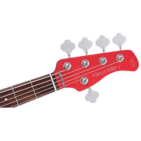 V3 2nd Generation 5 Cordes Red Satin Marcus Miller