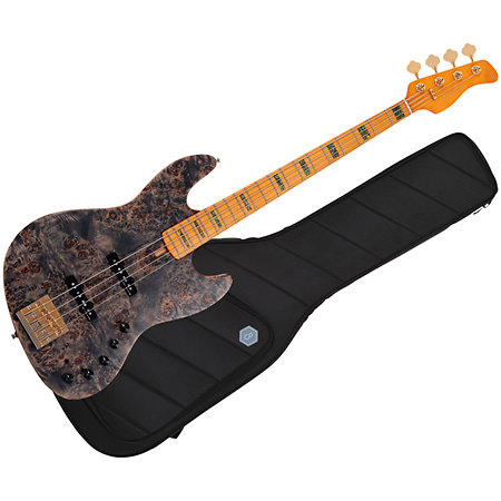 Marcus Miller V10 4 Cordes Transparent Black Satin