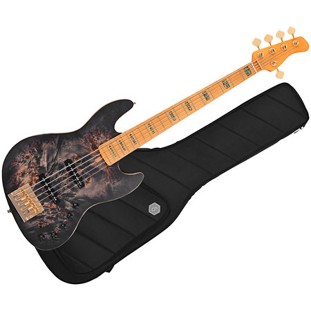 Marcus Miller V10 5 Cordes Transparent Black Satin