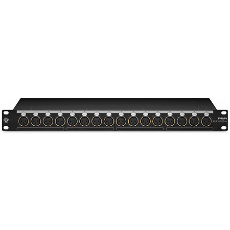 PBR XLR 16F D-SUB Patchbay Black Lion Audio