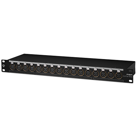 PBR XLR 16F D-SUB Patchbay Black Lion Audio
