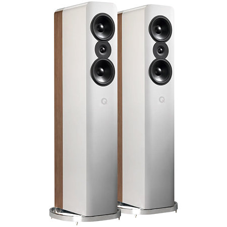 Q Acoustics Concept 500 Blanc et Chêne (la paire)