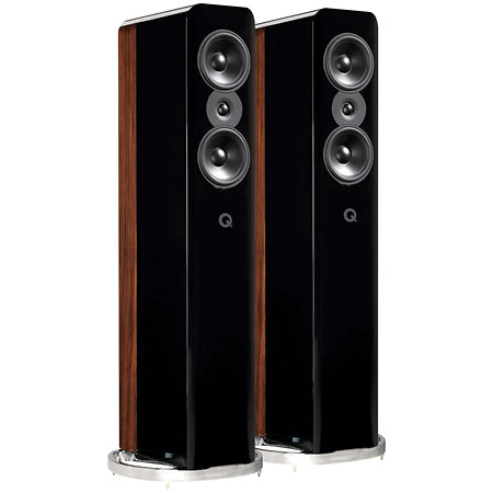 Q Acoustics Concept 500 Noir et Noyer (la paire)