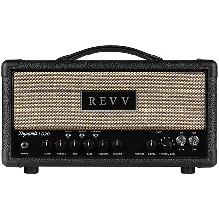 D20 MK2 20/4W Tube Head Black REVV Amplification