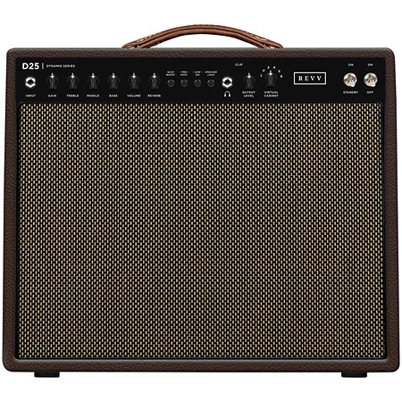 REVV Amplification D25 1x12" Combo Amplifier British Sable Bronco