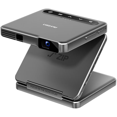 Aurzen ZIP Tri-fold Portable Projector Gray
