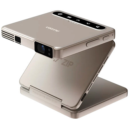 Aurzen ZIP Tri-fold Portable Projector Gold