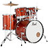 RSS525SCC-749 Roadshow Rock 5 fûts 22'' Burnt Orange Sparkle + Hardware + 2 cymbales Sabian Pearl