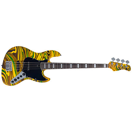 V7 4 Cordes New Gen Yellow Swirl Marcus Miller
