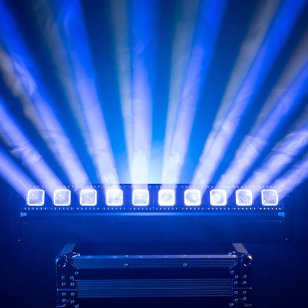 Pack Kolor Move Bar 10x 30W (la paire) + Flightcase Mac Mah