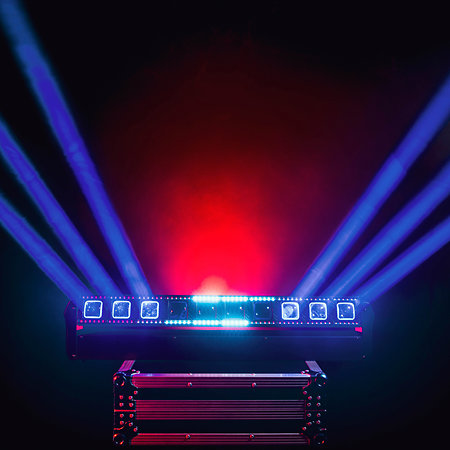 Pack Kolor Move Bar 10x 30W (la paire) + Flightcase Mac Mah