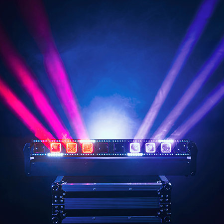 Pack Kolor Move Bar 10x 30W (la paire) + Flightcase Mac Mah