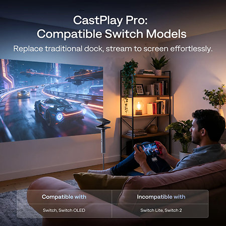 Castplay Pro sans fil pour projecteur ZIP Aurzen