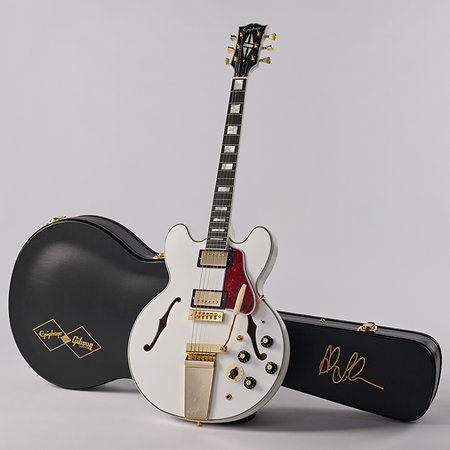 Alex Lifeson 1976 ES-355 Reissue Alpine White + Etui Epiphone