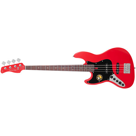 Marcus Miller V3 4 Cordes 2nd Generation LH Red Satin