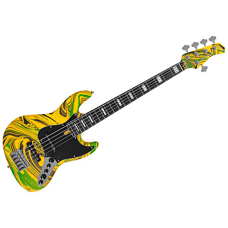 Marcus Miller V7 5 Cordes New Gen Yellow Swirl