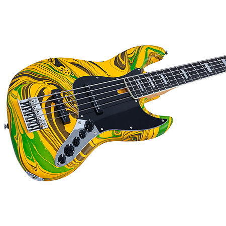 V7 5 Cordes New Gen Yellow Swirl Marcus Miller