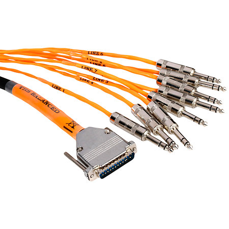 AVID DigiSnake DB25/Jack TRS 3,6m
