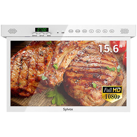 Sylvox 15.6" Kitchen TV White