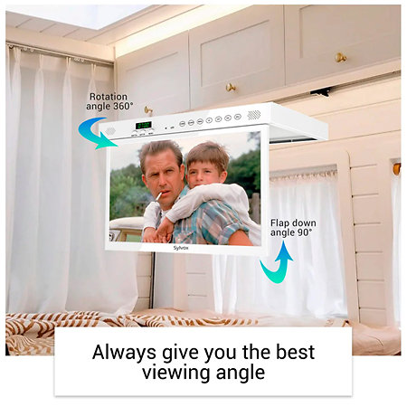 15.6" Kitchen TV White Sylvox