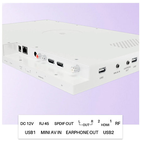 15.6" Kitchen TV White Sylvox
