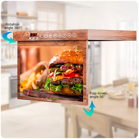 15.6" Kitchen TV Mahogany Sylvox