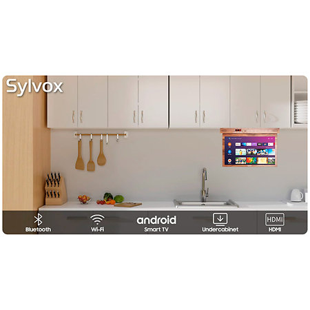 15.6" Kitchen TV Mahogany Sylvox