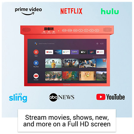 15.6" Kitchen TV Red Sylvox