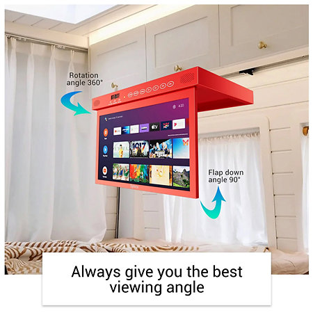 15.6" Kitchen TV Red Sylvox