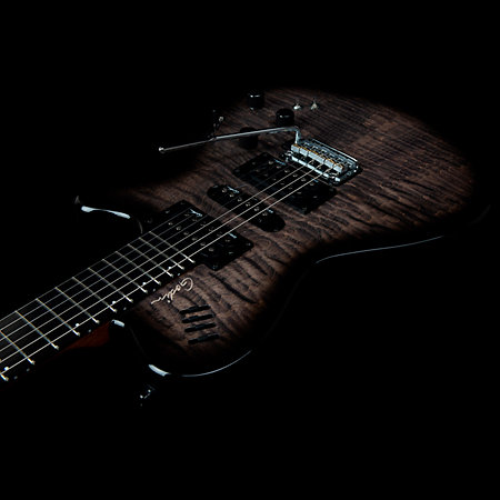 Godin XT SA Trans Black Flame + Housse