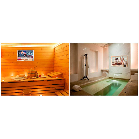 24" Bathroom waterproof Mirror TV Embedded Wall Sylvox